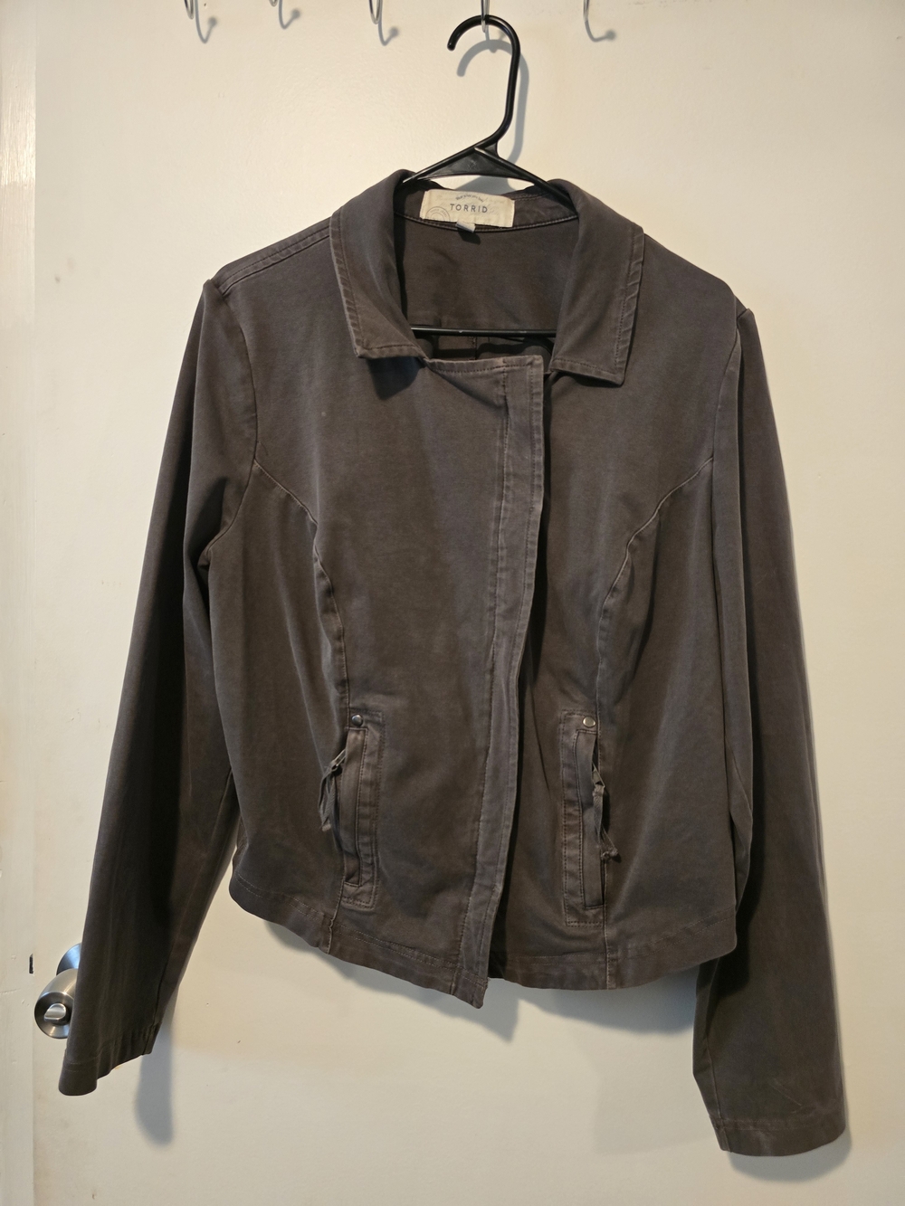 Torrid Gray Utility Jacket